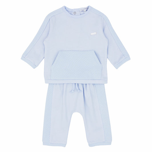 Blues Baby Blue Boys Crewneck Tracksuit BB1652 image 0