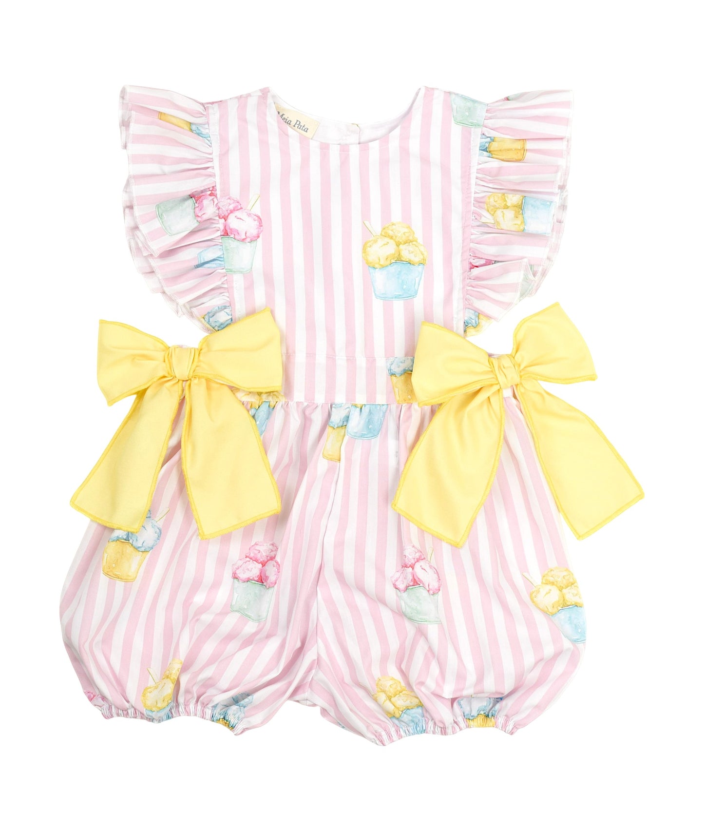 Meia Pata Ice Cream Print Jumpsuit