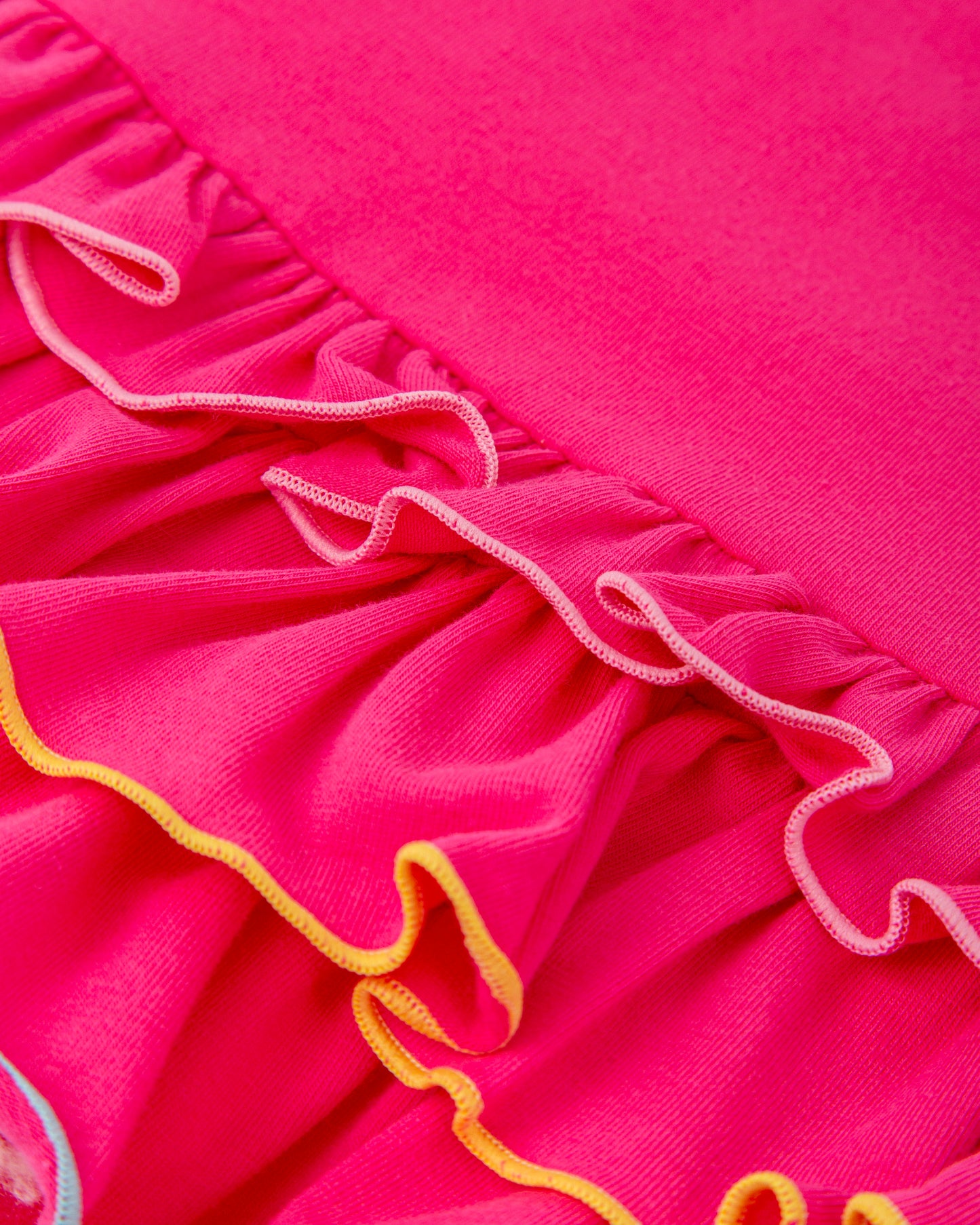 Agatha Ruiz De La Prada Fuchsia Ruffle Dress 8200