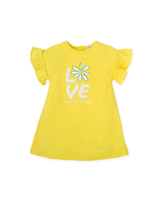 Agatha Ruiz De La Prada Yellow Frill Dress 8289