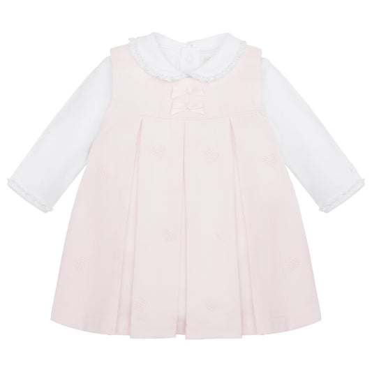 Emile Et Rose Baby Girls Pink Pinafore Dress Set Kendall
