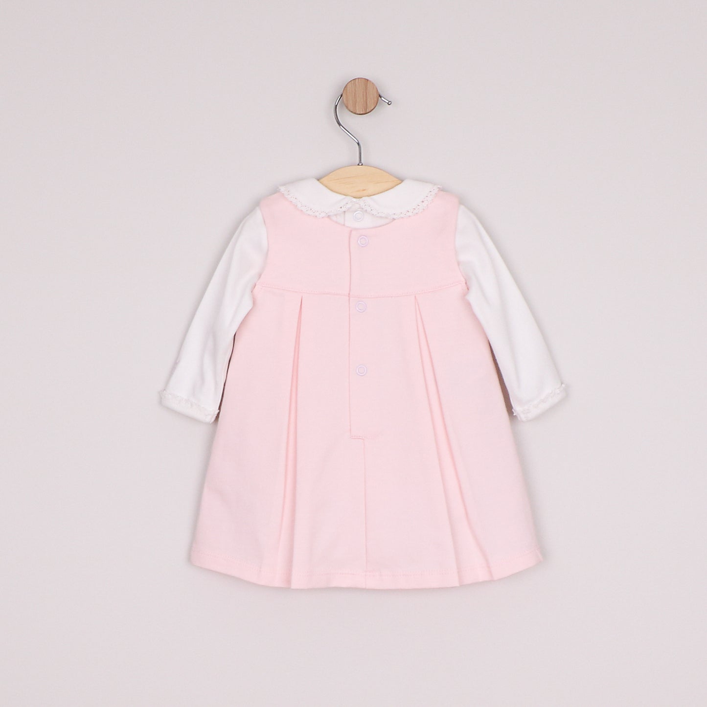 Emile Et Rose Girls Pink Pinafore Dress Set Mitzi