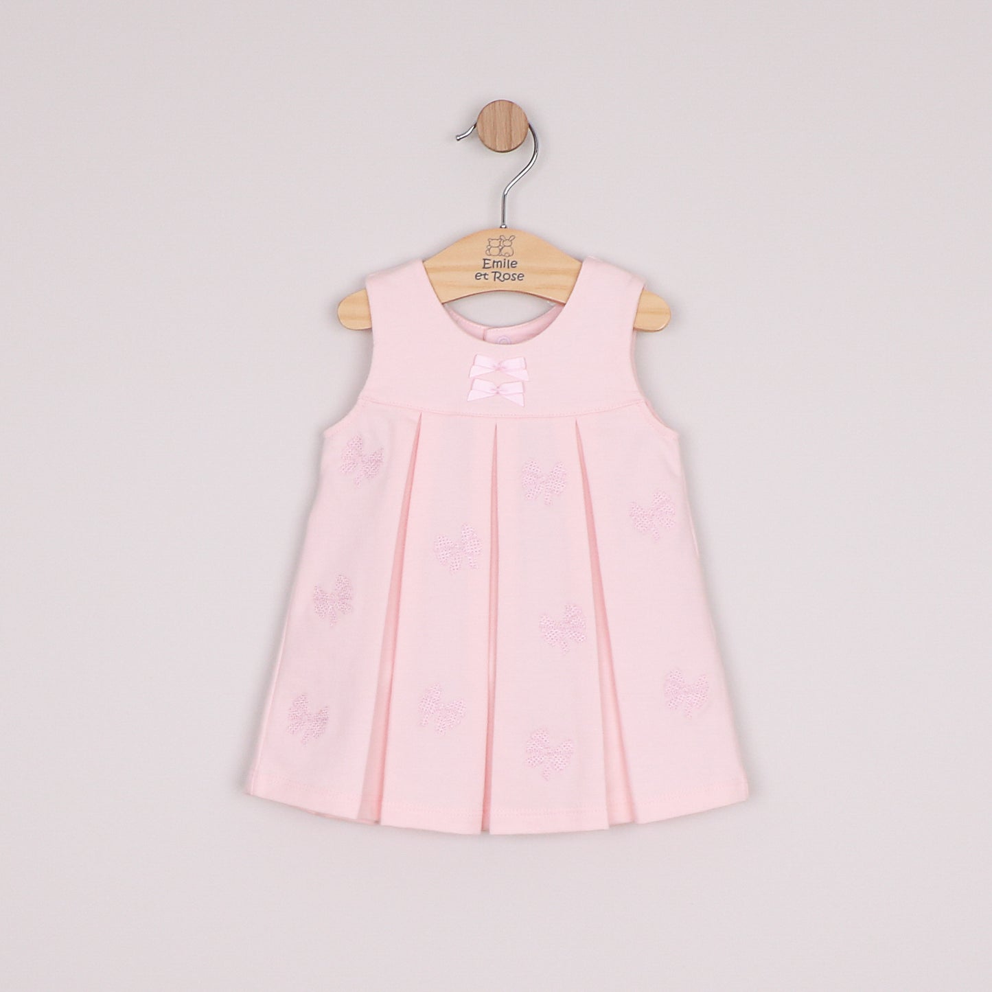 Emile Et Rose Girls Pink Pinafore Dress Set Mitzi