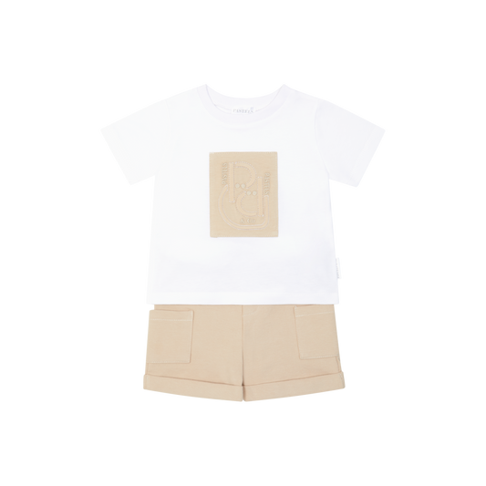 Pastels & Co Beige Short Set Adderley