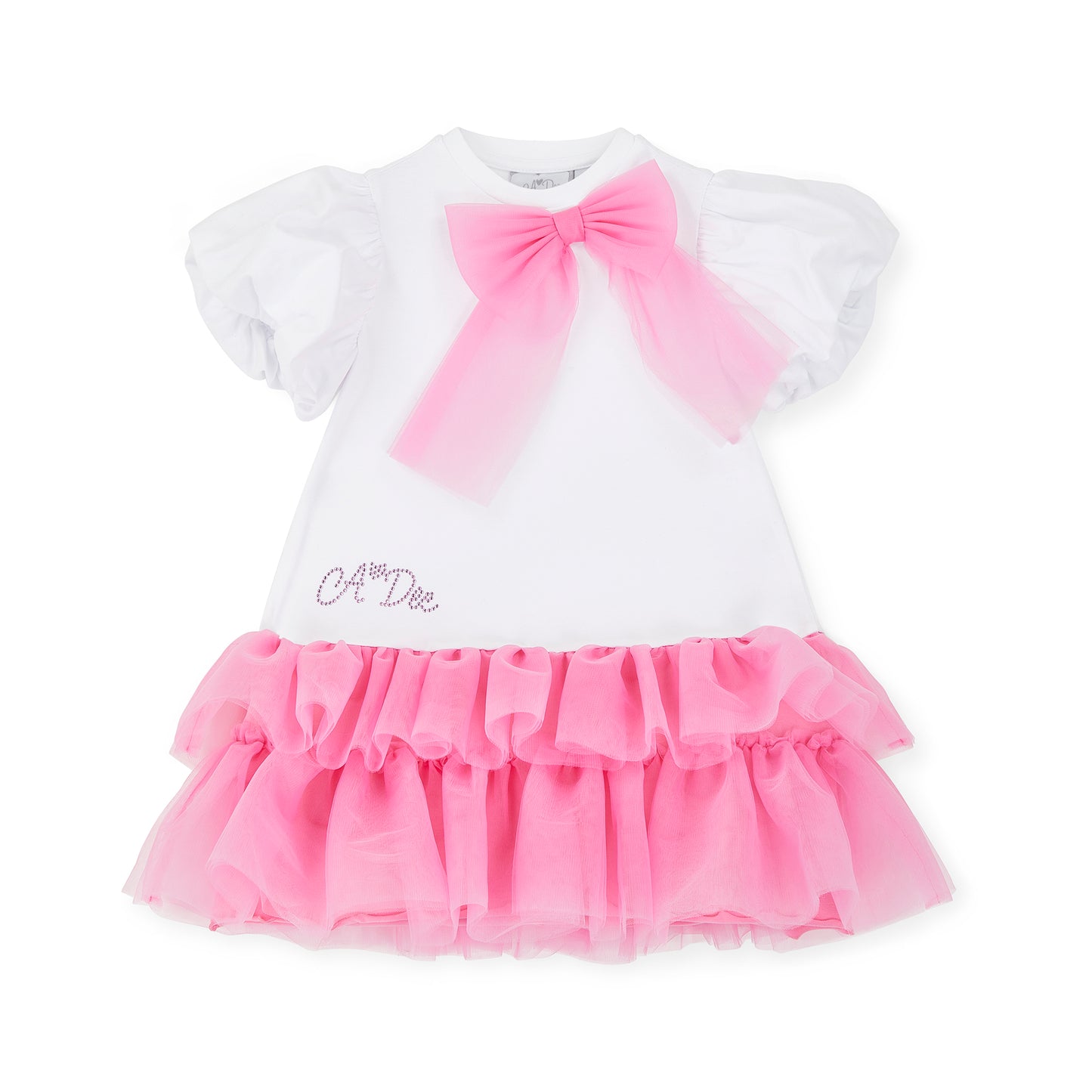 PRE ORDER ADee Pink Tulle Bow Party Dress