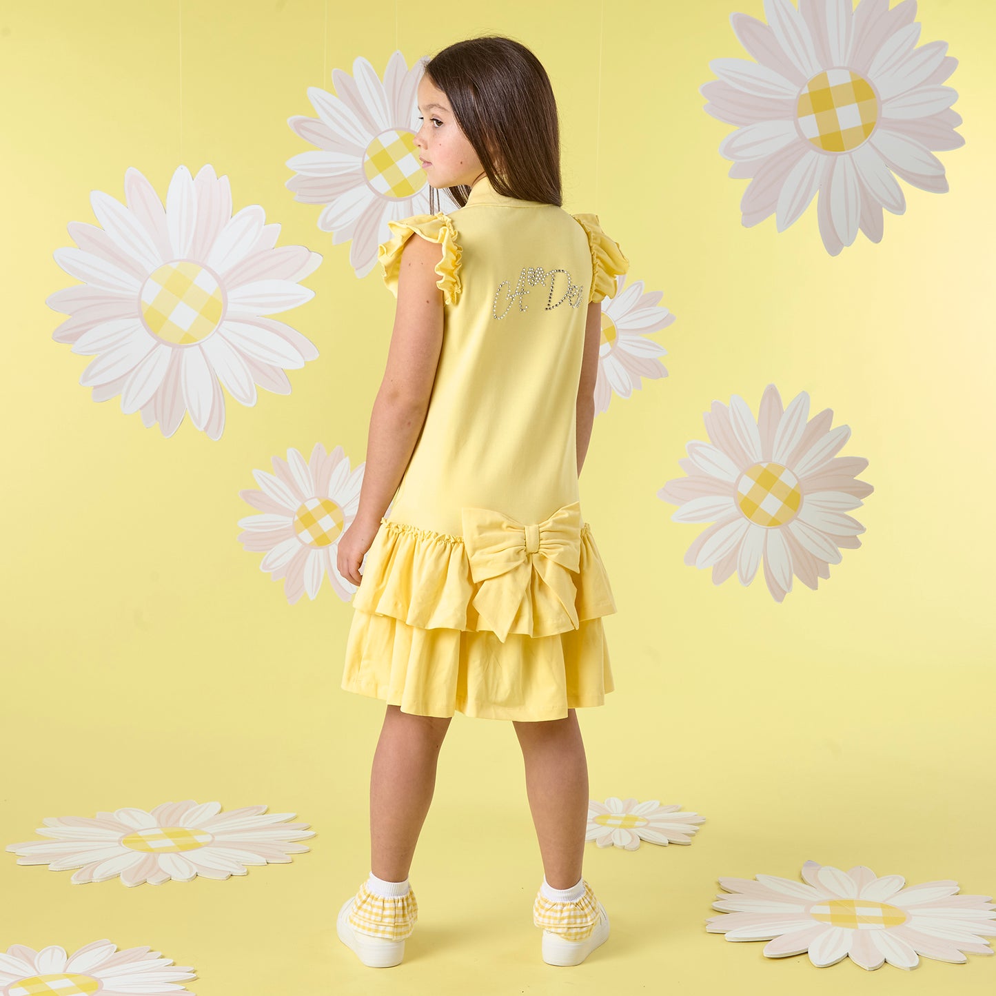 PRE ORDER ADee Lemon Frill Tennis Dress Cairo