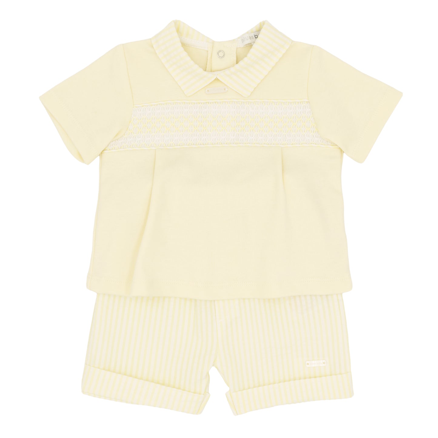 Blues Baby Boys Lemon Smocked Short Set BB2263
