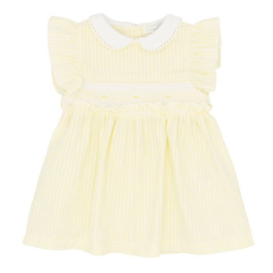 Blues Baby Girls Lemon Smocked Dress BB2267