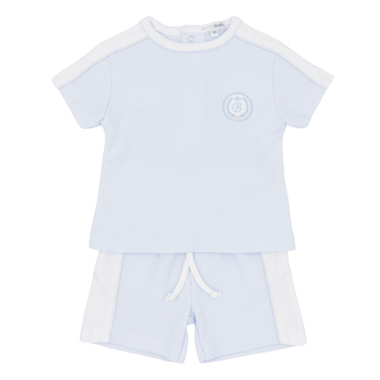 PRE ORDER Blues Baby Blue Contrast Short Set BB3029