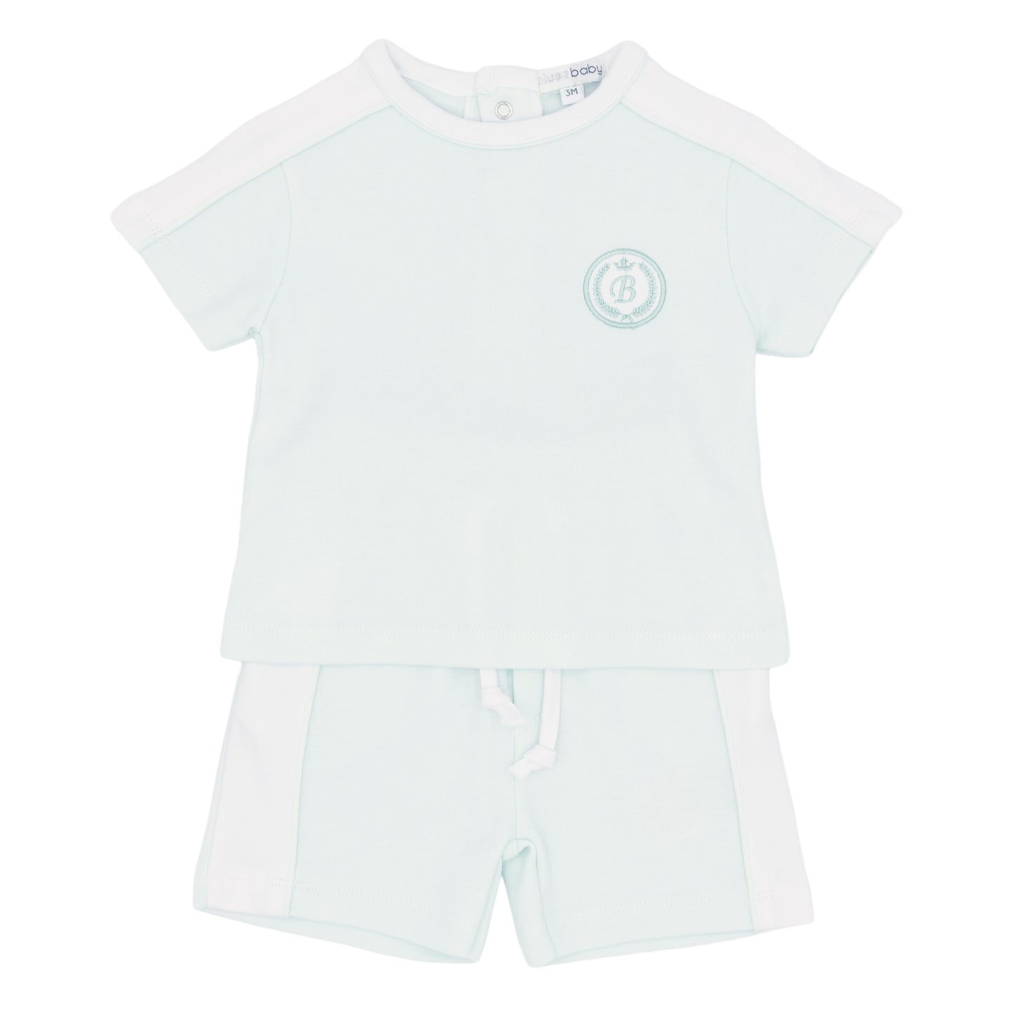 PRE ORDER Blues Baby Mint Green Contrast Short Set BB3035