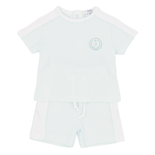 PRE ORDER Blues Baby Mint Green Contrast Short Set BB3035