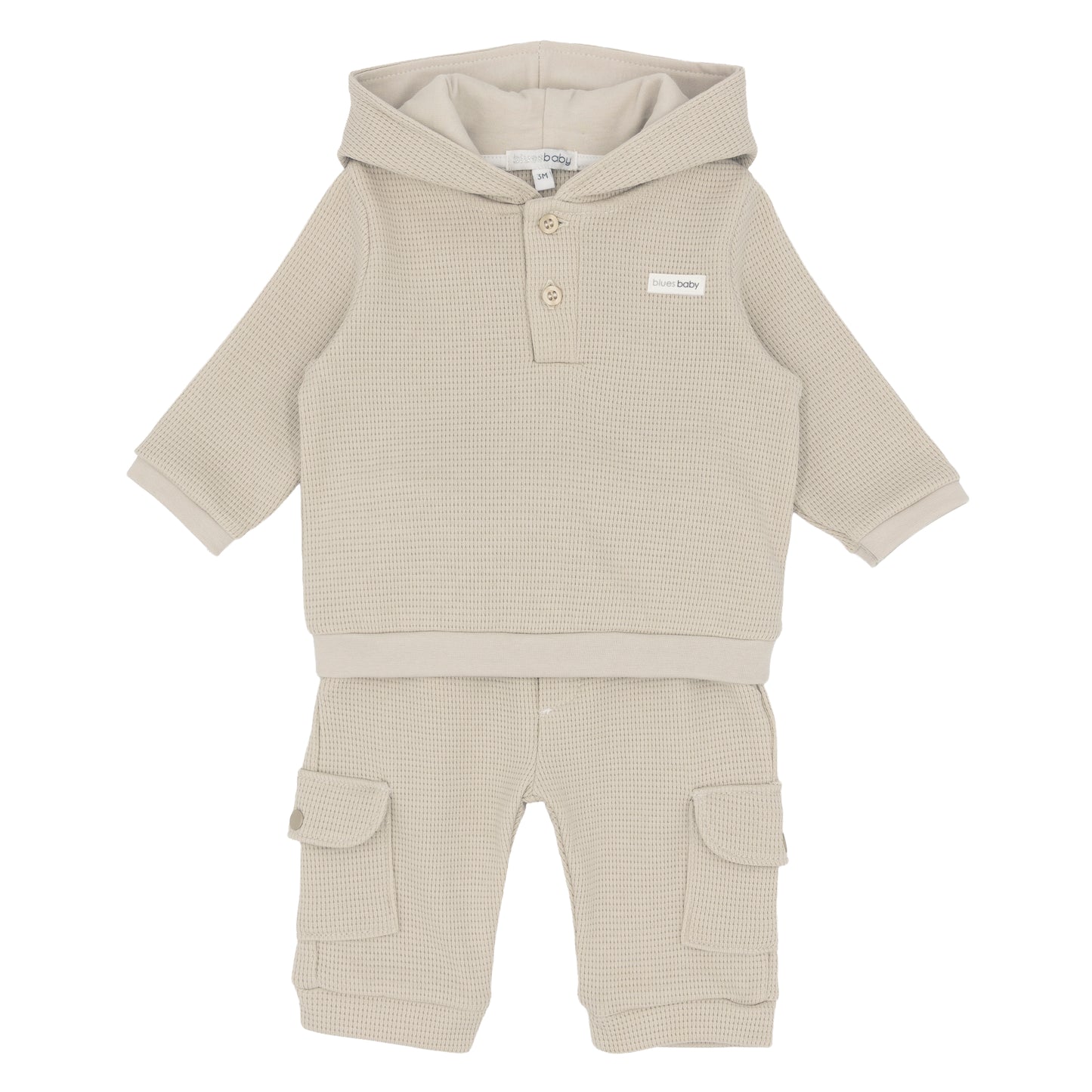 PRE ORDER Blues Baby Beige Waffle Knit Tracksuit BB3047