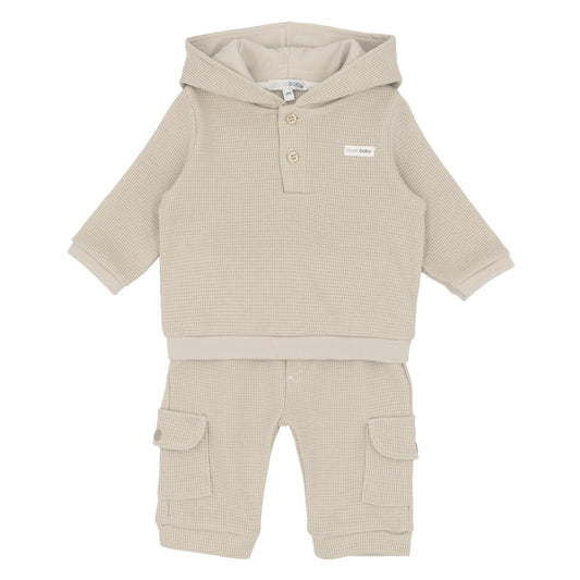 PRE ORDER Blues Baby Beige Waffle Knit Tracksuit BB3047
