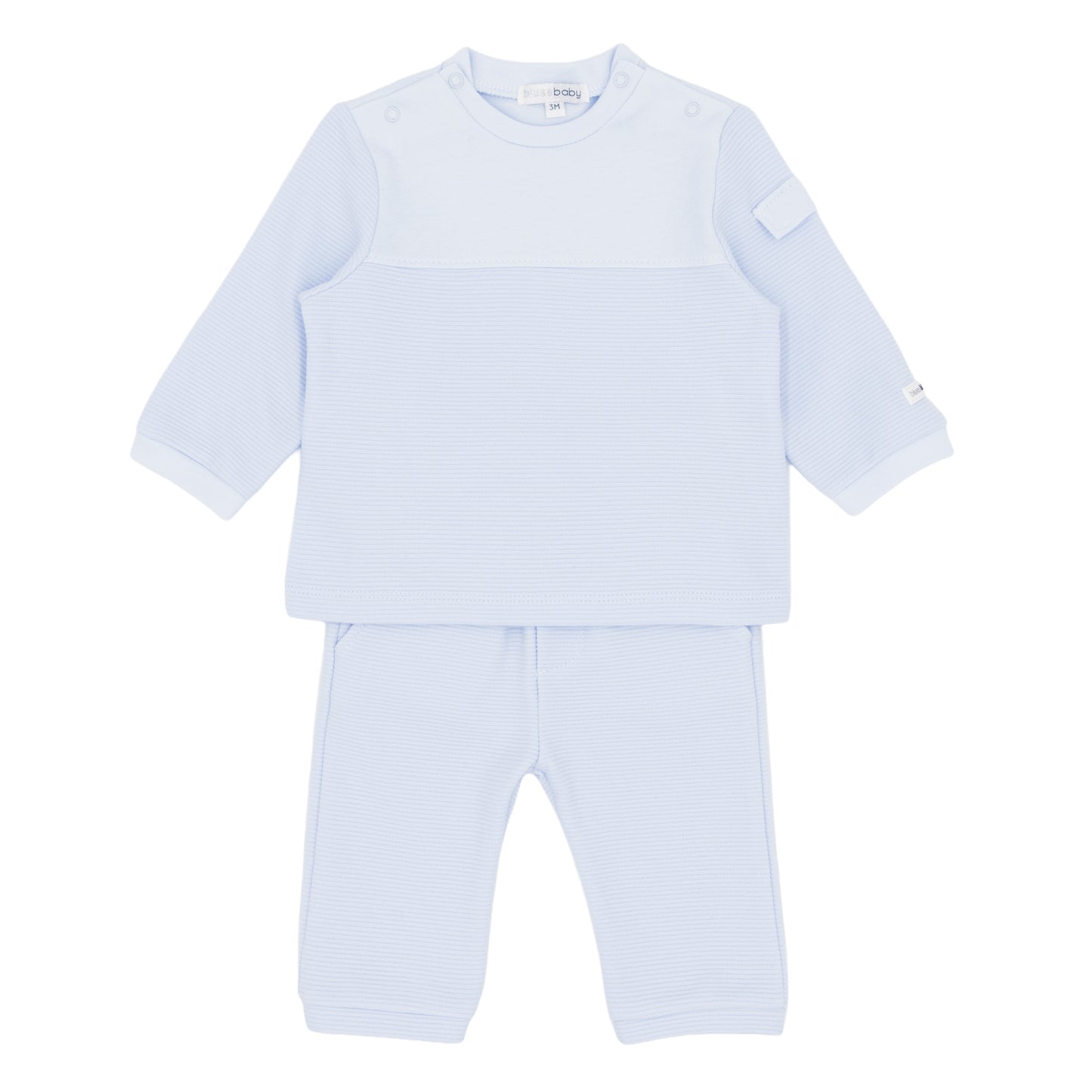 PRE ORDER Blues Baby Blue Ribbed Tracksuit BB3068