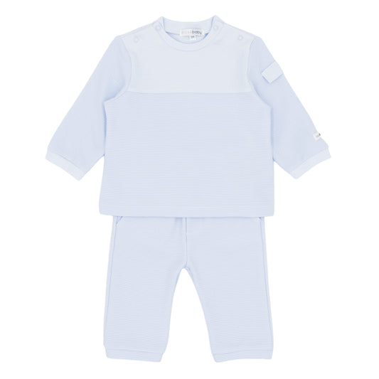 PRE ORDER Blues Baby Blue Ribbed Tracksuit BB3068