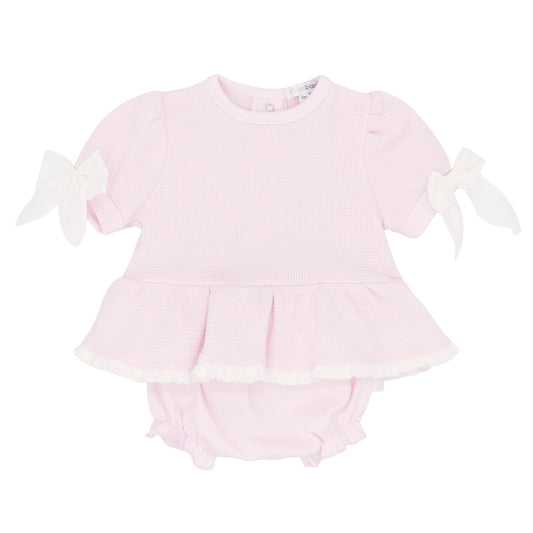 PRE ORDER Blues Baby Pink Bow Jam Pant Set BB3075