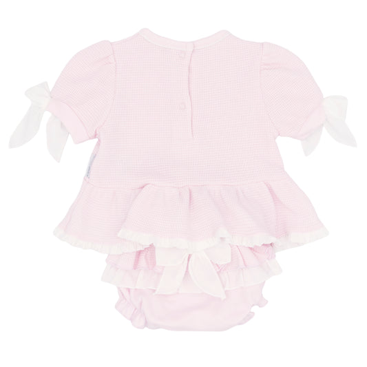 PRE ORDER Blues Baby Pink Bow Jam Pant Set BB3075