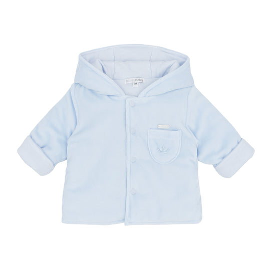 PRE ORDER Blues Baby Boys Blue Velour Jacker BB3106