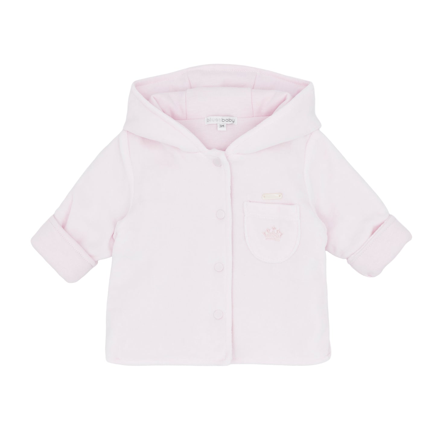 PRE ORDER Blues Baby Girls Pink Velour Jacker BB3106