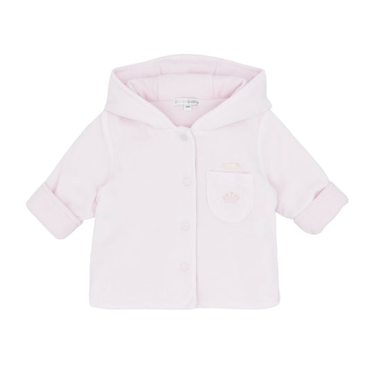 PRE ORDER Blues Baby Girls Pink Velour Jacker BB3106