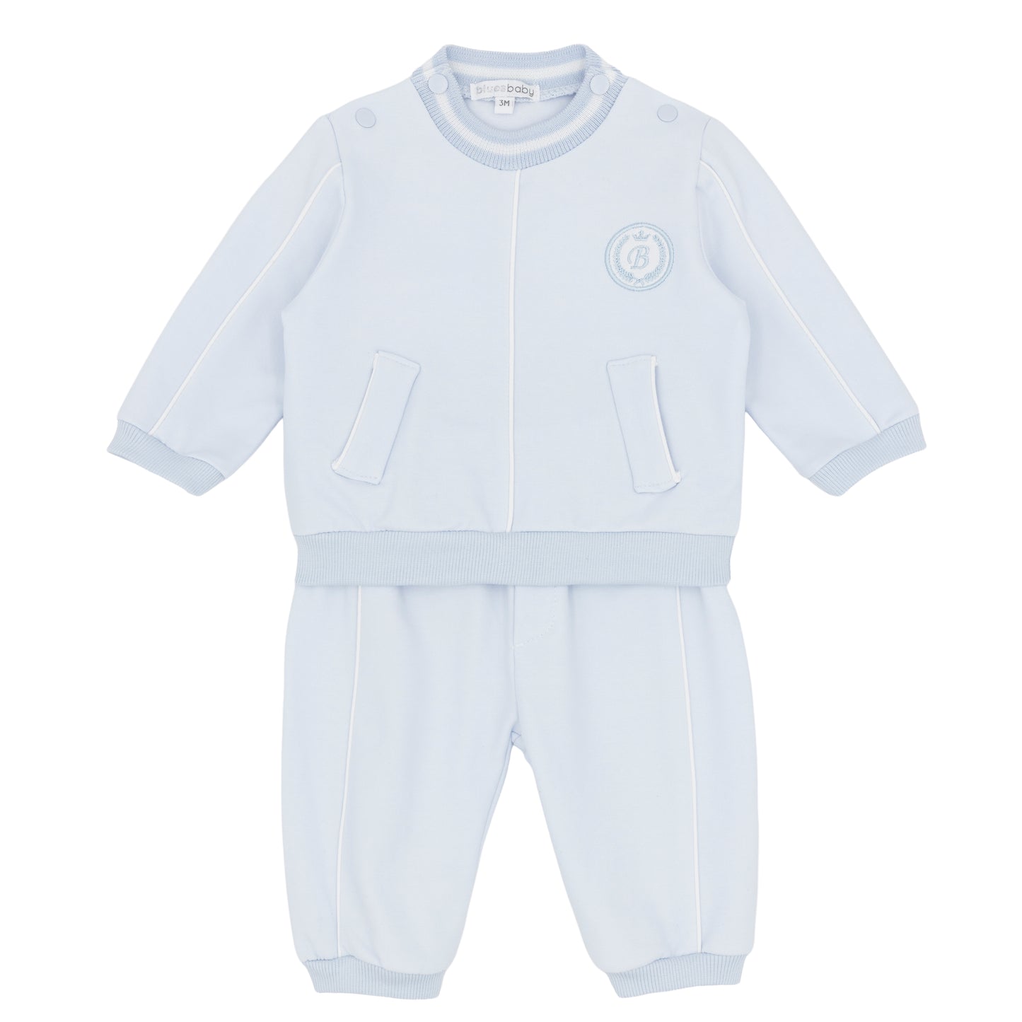 Blues Baby Boys Blue Sweatshirt Tracksuit BB3237