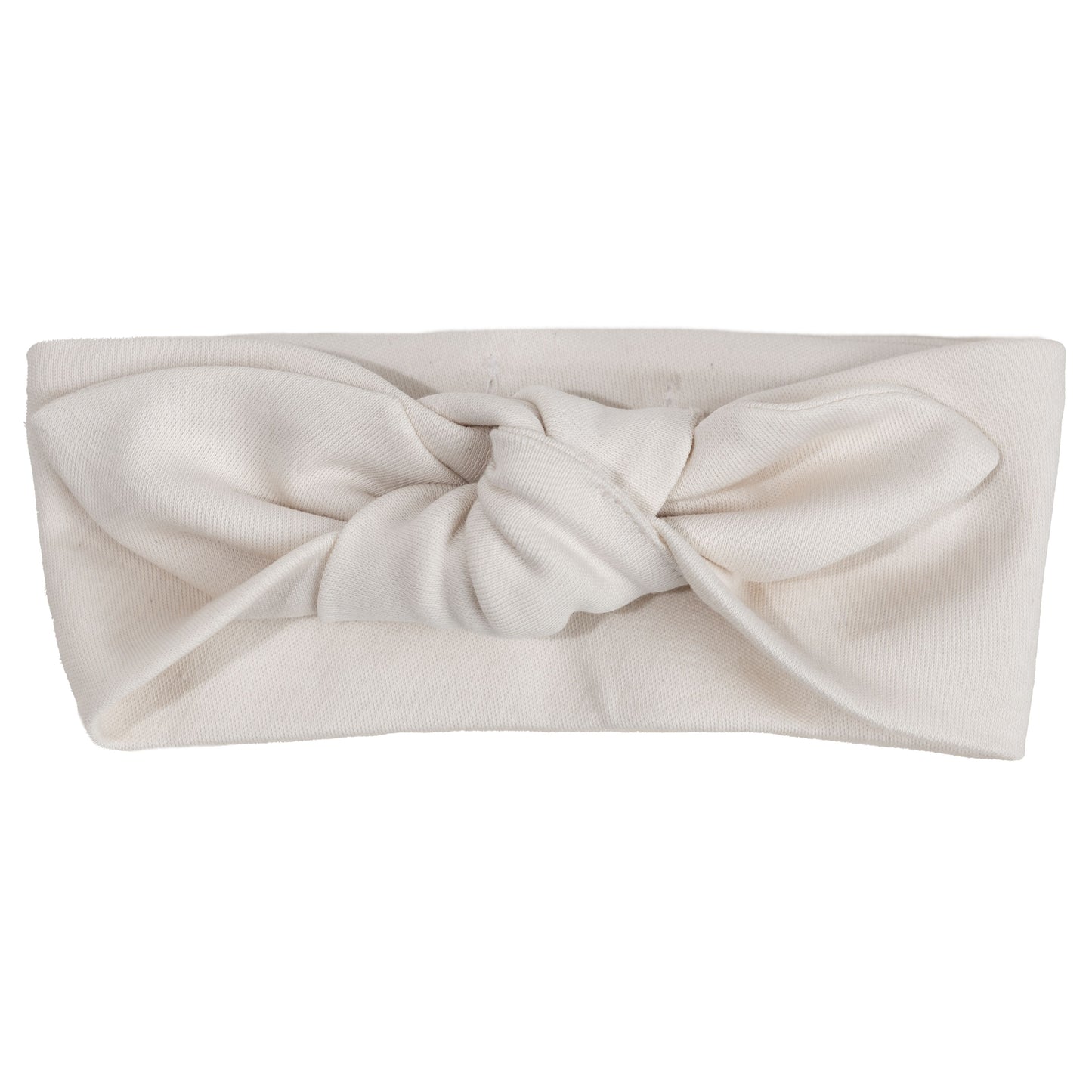 Baby Gi Girl White Cotton Headband BG100