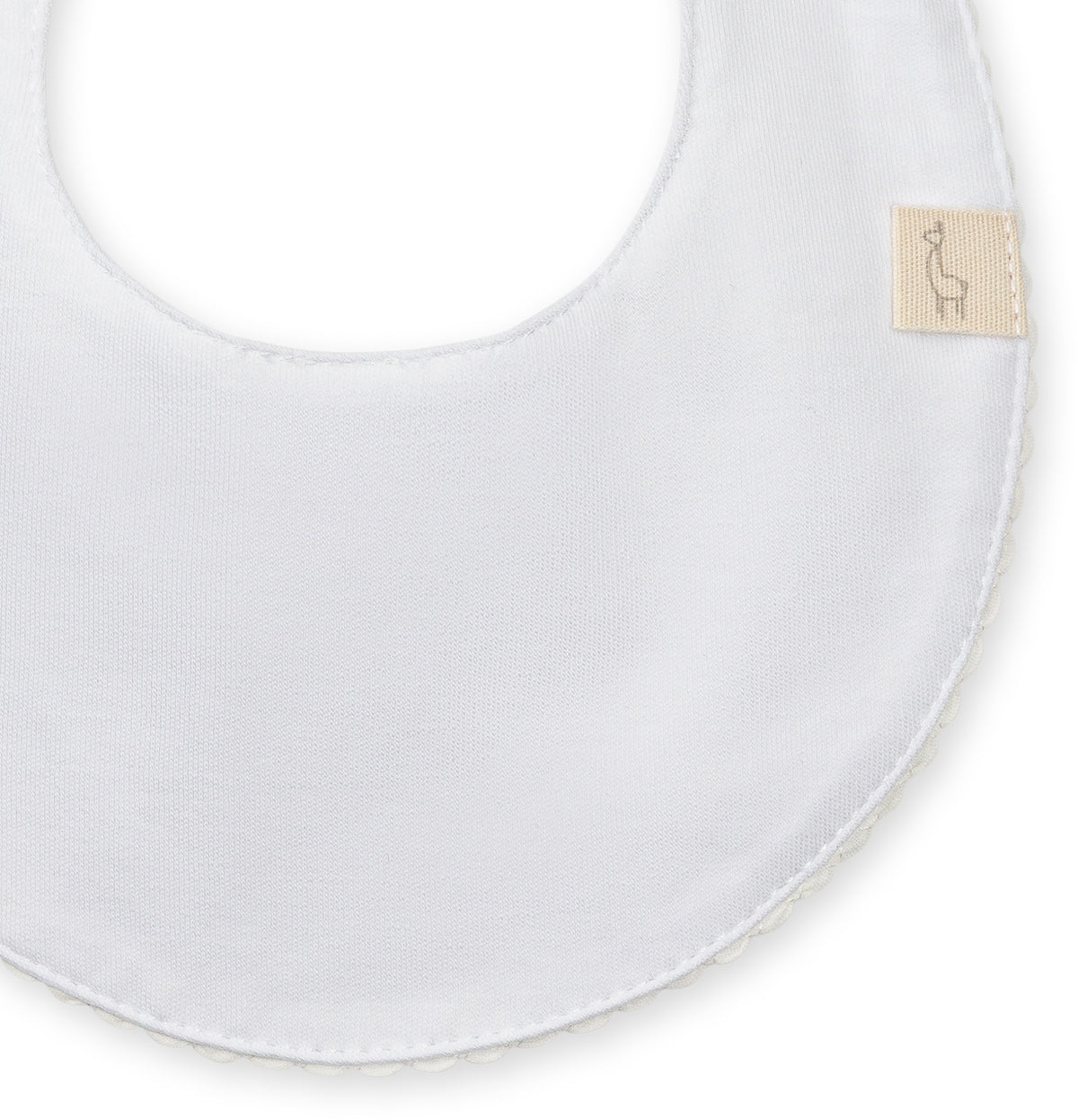 Baby Gi Plain Scallop Bib BG233 - 3 Colours
