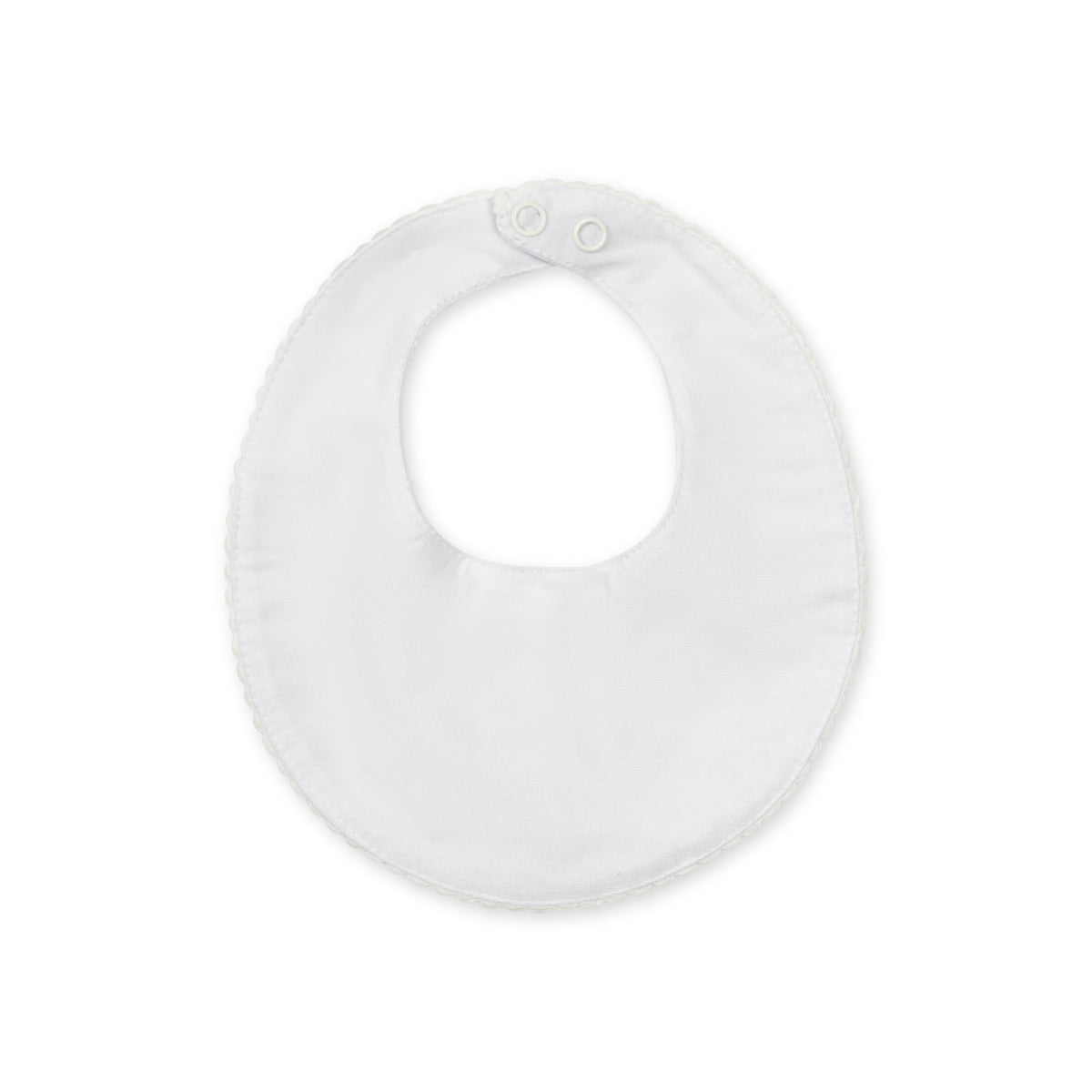 Baby Gi Plain Scallop Bib BG233 - 3 Colours