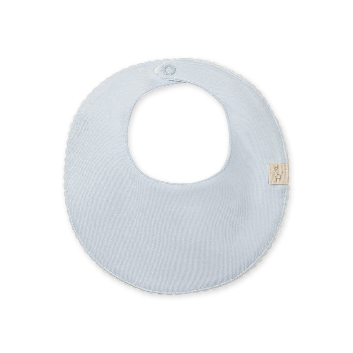 Baby Gi Plain Scallop Bib BG233 - 3 Colours