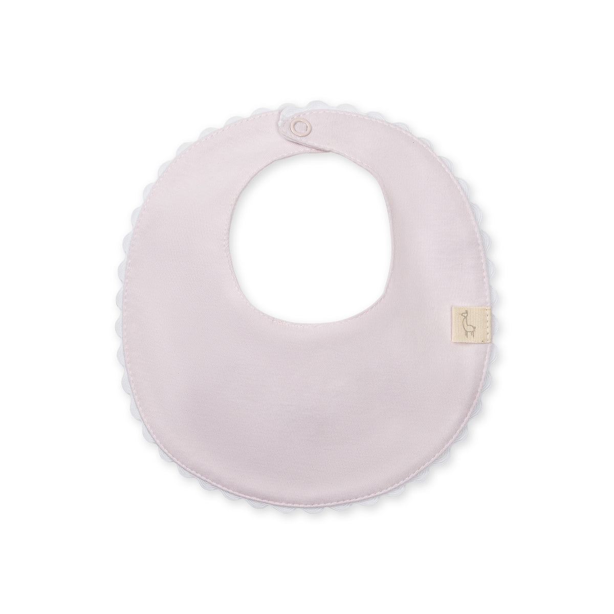 Baby Gi Plain Scallop Bib BG233 - 3 Colours