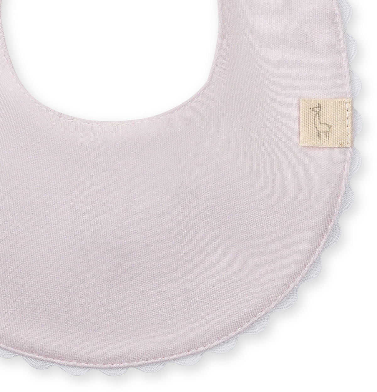 Baby Gi Plain Scallop Bib BG233 - 3 Colours