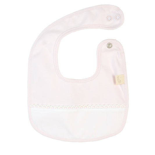 Baby Gi Girls Pink Plain Bib BG241