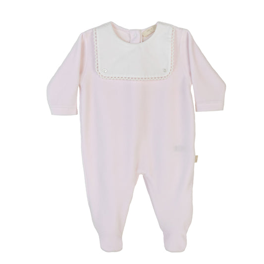 Baby Gi Girl Pink Collared Babygrow BG543 AW25