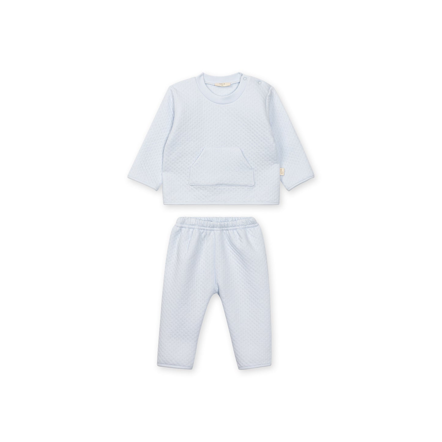 PRE ORDER Baby Gi Blue Jacquard Two Piece Set BGJ95