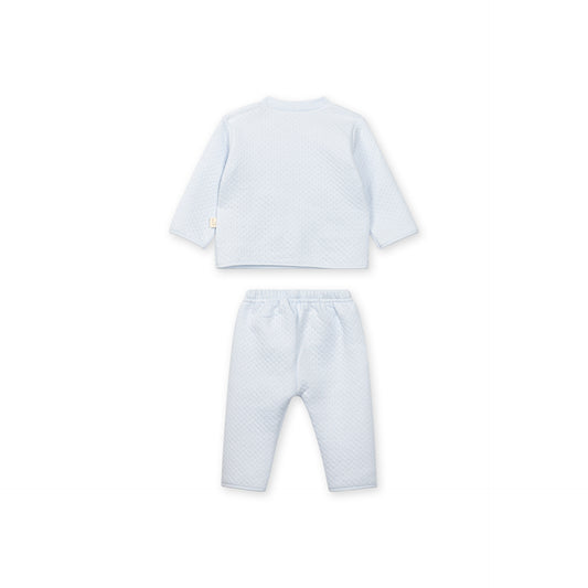 PRE ORDER Baby Gi Blue Jacquard Two Piece Set BGJ95
