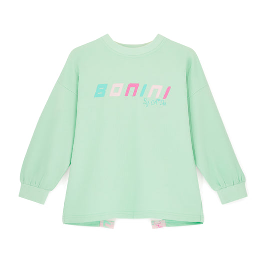 PRE ORDER Bonini Girls Mint Logo Sweatshirt Groove