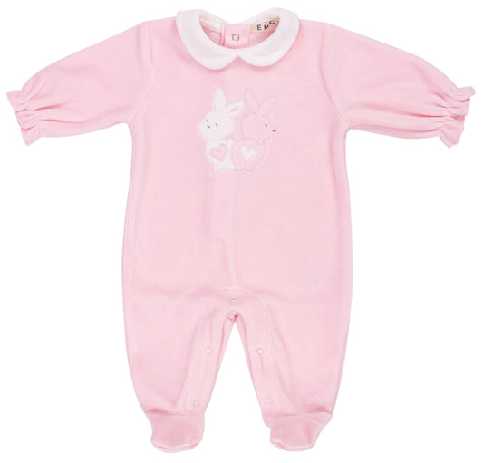 EMC Baby Girl Pink Babygrow BQ6533