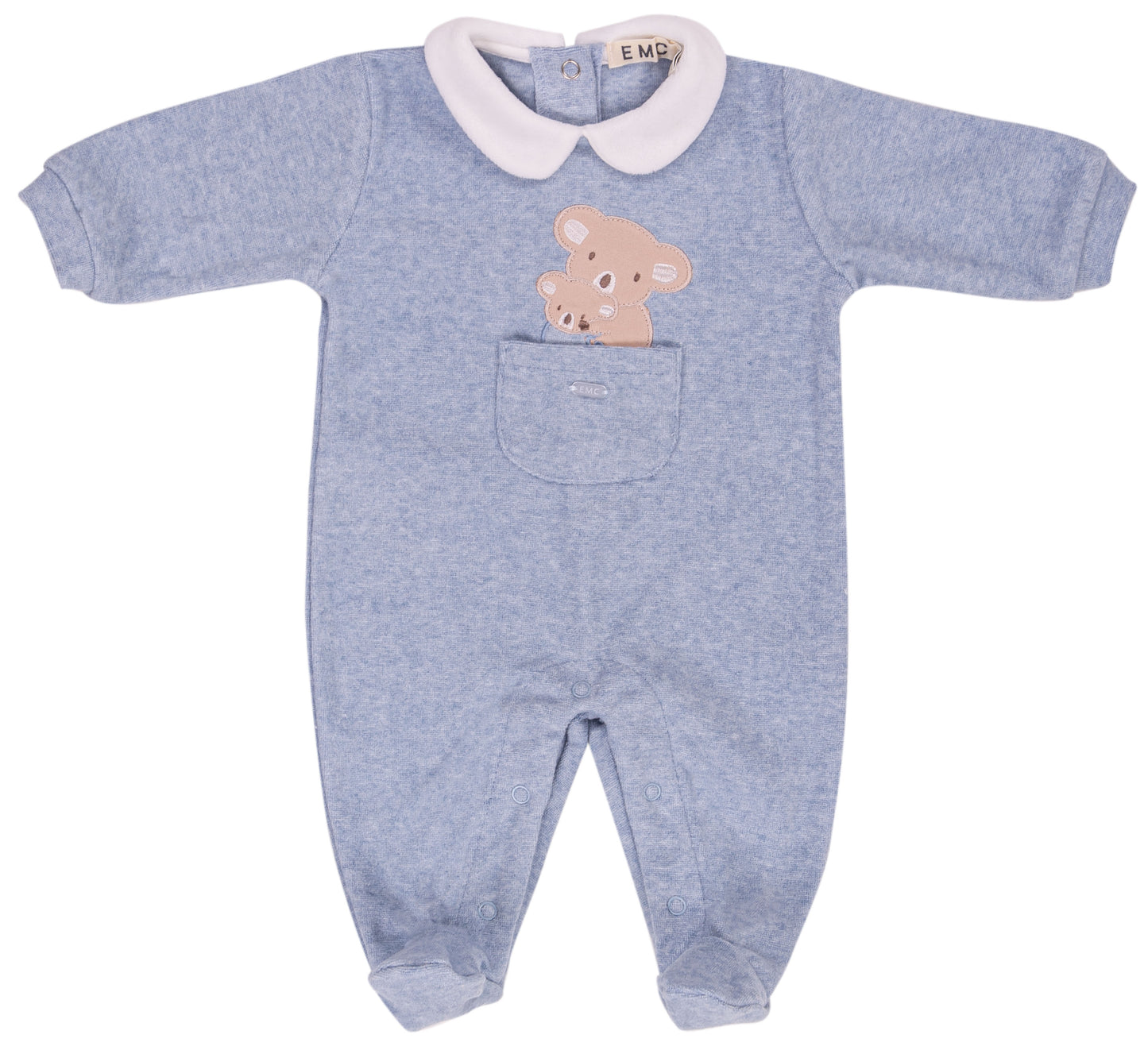 EMC Baby Boy Blue Babygrow BQ6542