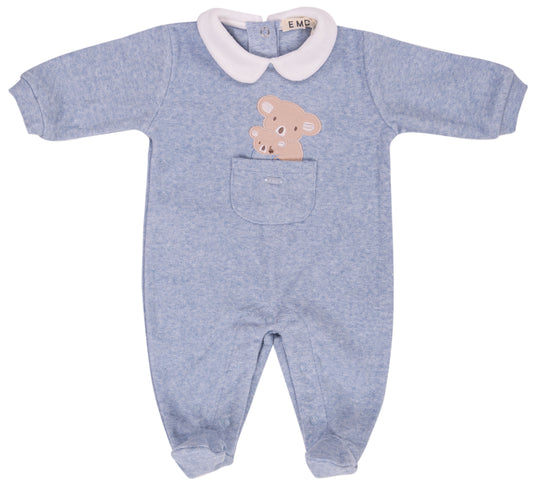 EMC Baby Boy Blue Babygrow BQ6542