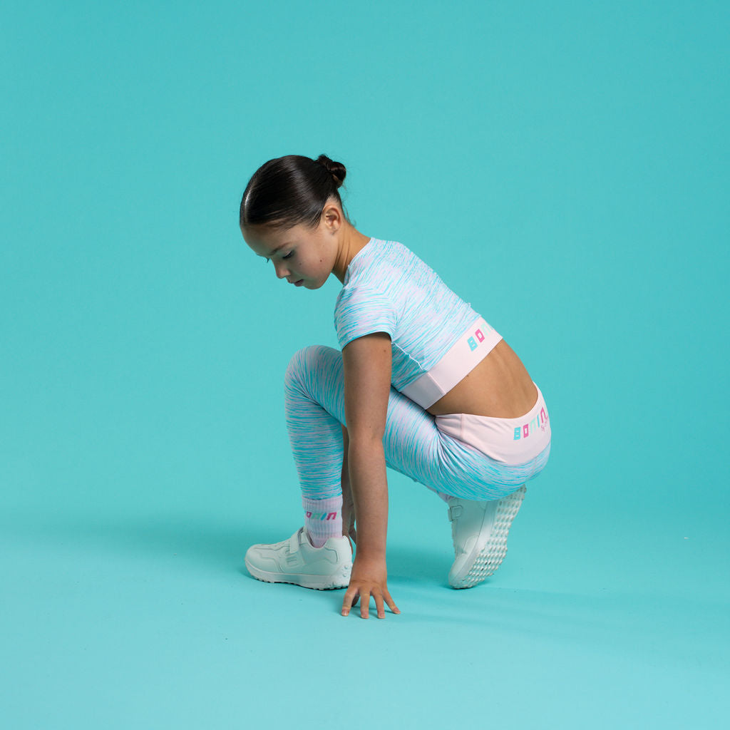 PRE ORDER Bonini Mint & Pink Sports Leggings Sprint