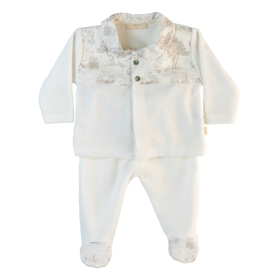 Baby Gi Ivory Country Two Piece Set CT55