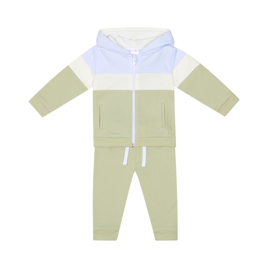 PRE ORDER Deolinda Baby Boys Blue & Sage Tracksuit 6718