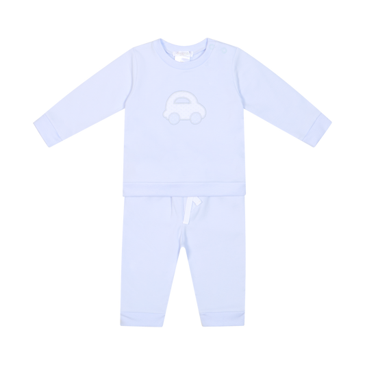 PRE ORDER Deolinda Baby Boys Blue Car Tracksuit 6724