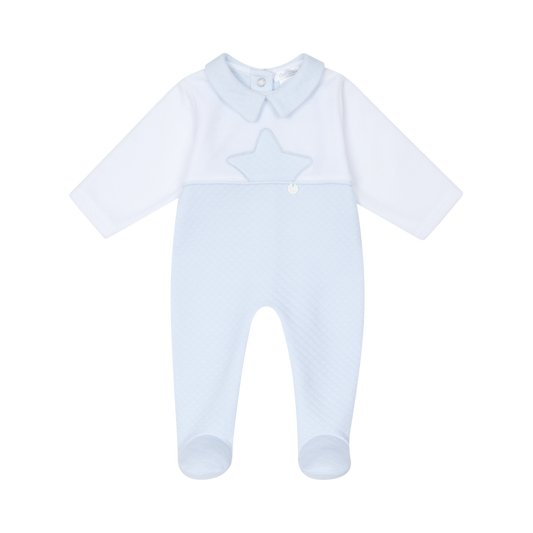 Deolinda Baby Boy Blue Star Babygrow 25116