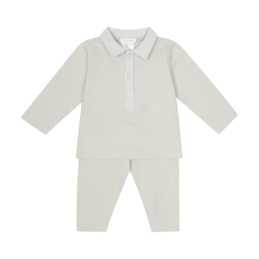 Deolinda Baby Boy Beige Polo Tracksuit 25901