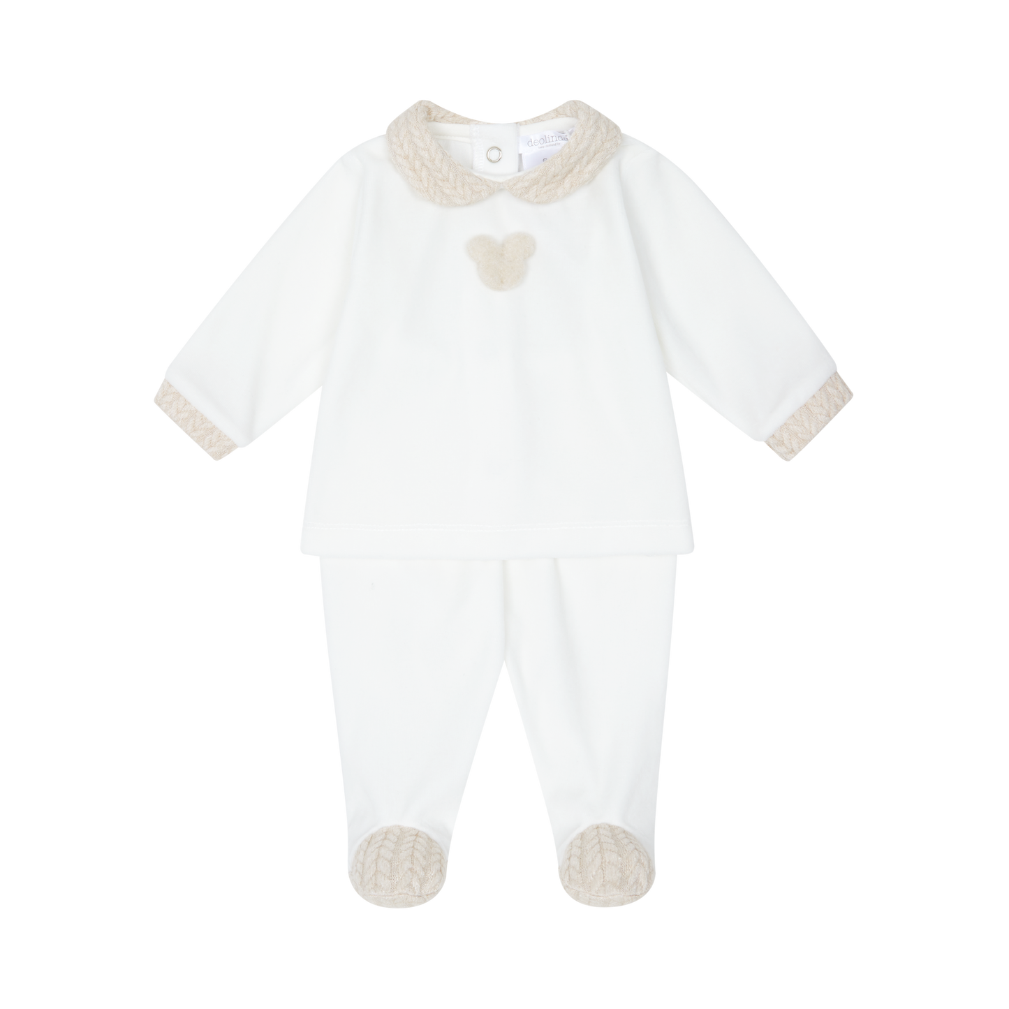 Deolinda Unisex Beige Two piece Set 25201