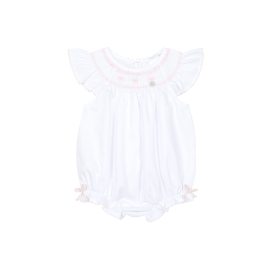 Deolinda Girls White Ruffle Summer Romper 6505