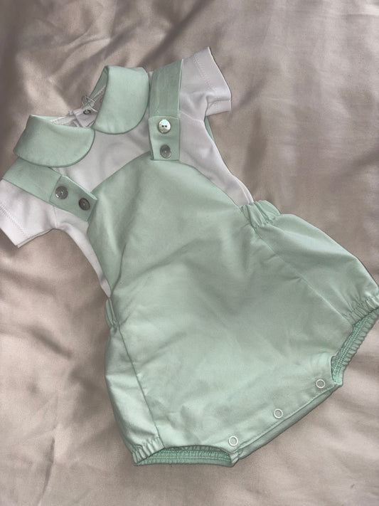 Rigola Mint Green Dungaree & Top Set