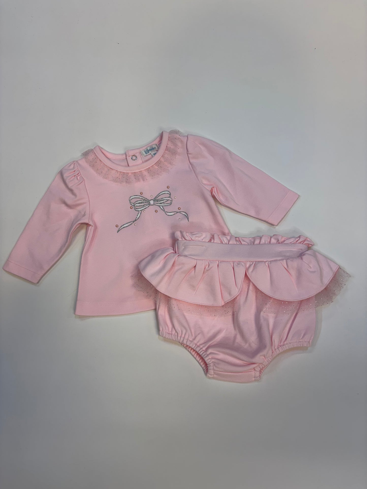 Mintini Baby Pink Top & Jam Pant 6798