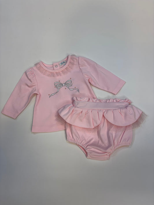 Mintini Baby Pink Top & Jam Pant 6798